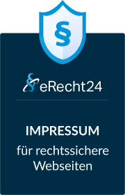 Impressum mit  eRecht24